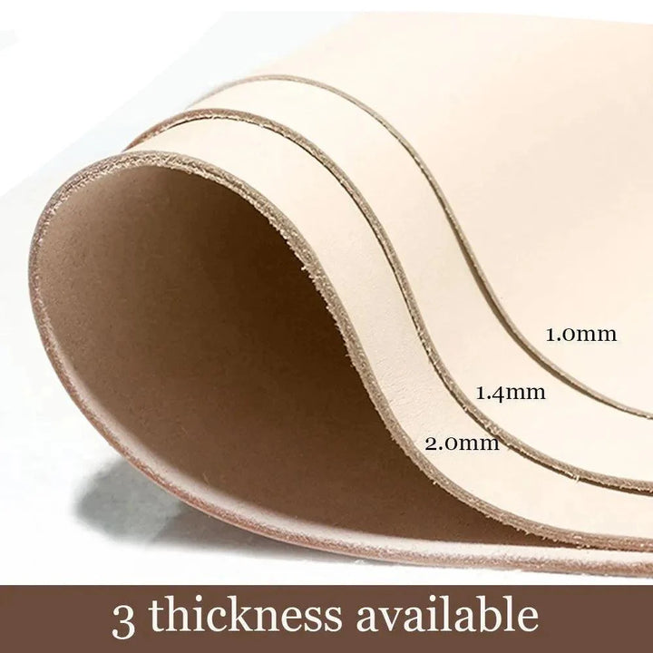 Lisslune | Premium French Full Grain Leather Craft Kit - Exquisite Cowhide from France