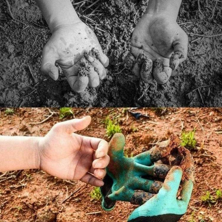 Lisslune | Gardening Gloves with Removable Claws | Durable, Puncture-Resistant & Comfortable for Digging, Planting, and Raking