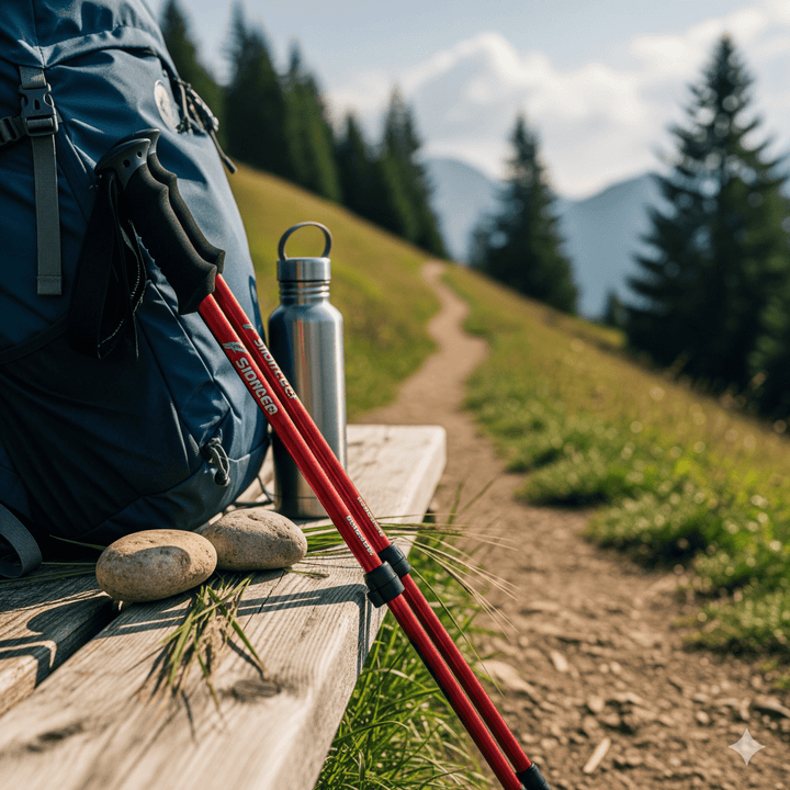 Lisslune | VERTEX POLES – Adjustable Hiking Sticks for Stability and Comfort
