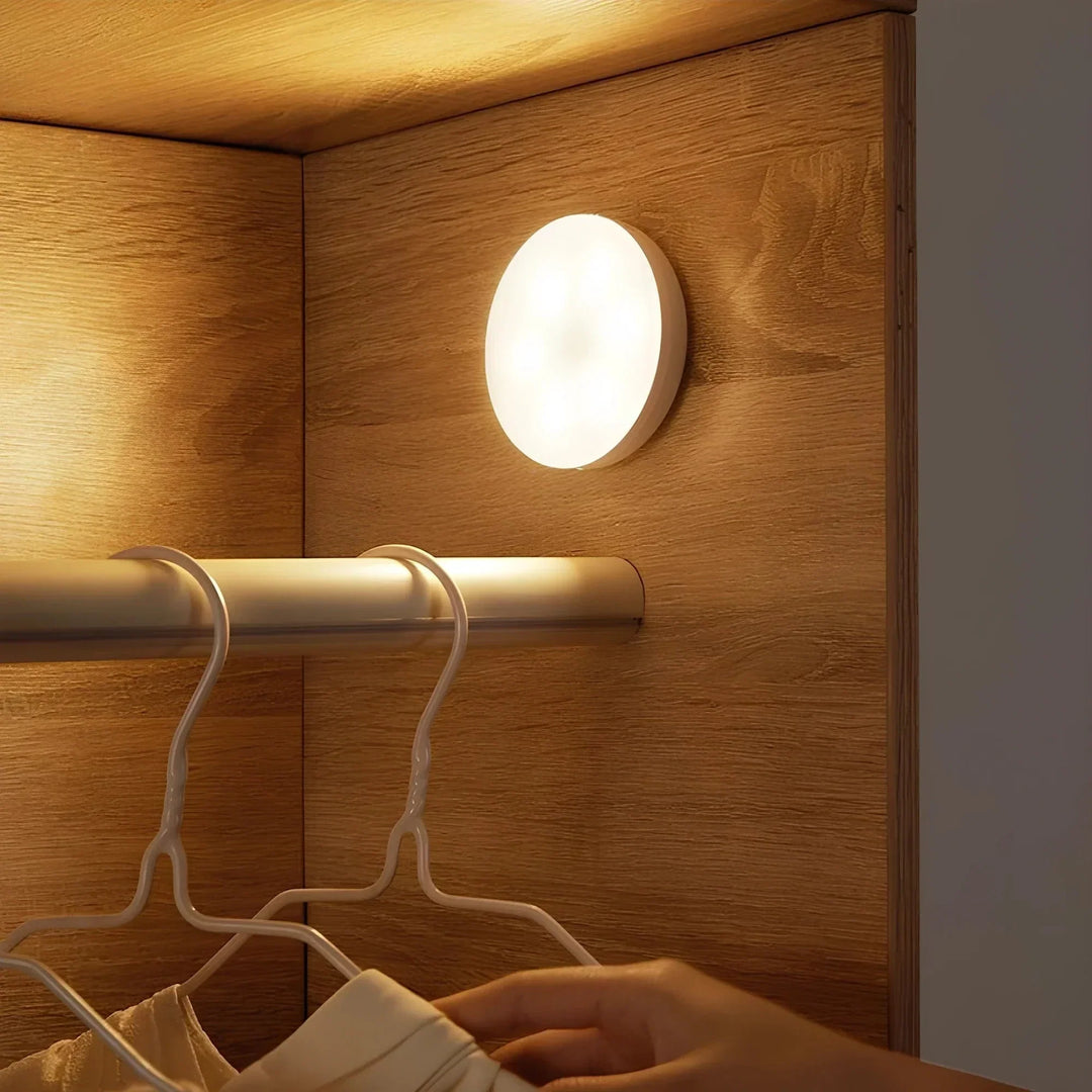 Lisslune | Rechargeable Motion Sensor LED Light | Energy-Saving, USB Rechargeable & Ideal for Hallways, Stairs, Wardrobes & Cupboards