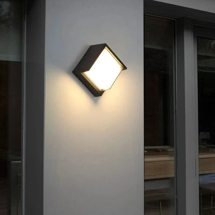 Lisslune | LED Outdoor Wall Light | Waterproof, PIR Motion Sensor for Balconies, Porches & Gardens