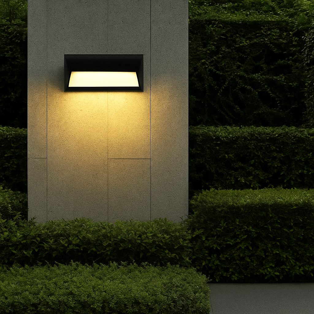 Lisslune | LED Outdoor Wall Light | Waterproof, PIR Motion Sensor for Balconies, Porches & Gardens