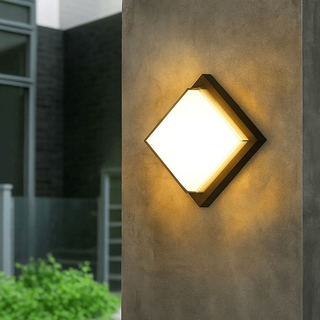 Lisslune | LED Outdoor Wall Light | Waterproof, PIR Motion Sensor for Balconies, Porches & Gardens