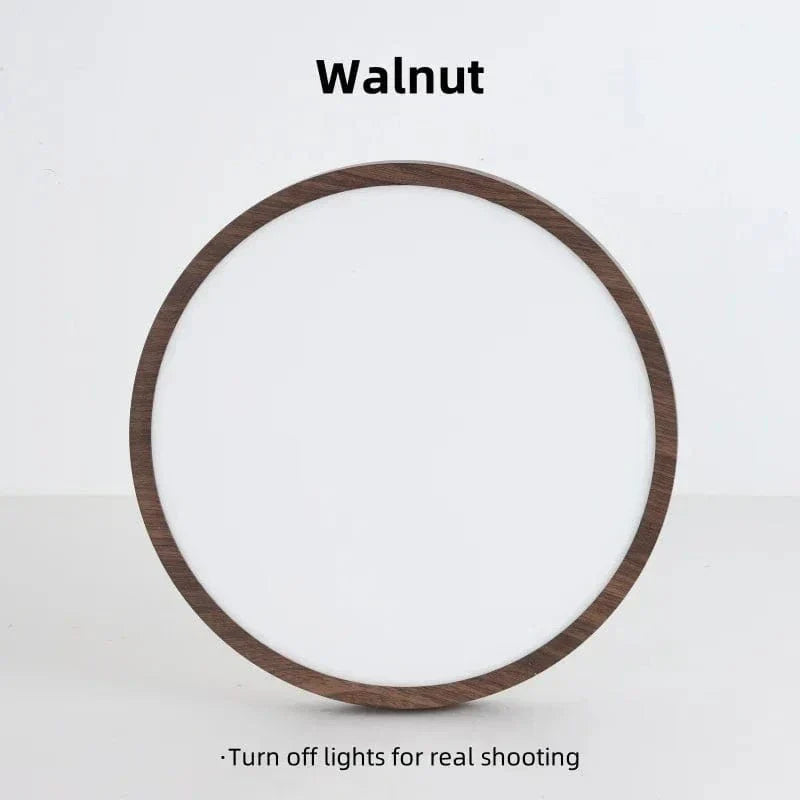 Lisslune | LED Ceiling Light | Ultrathin Wood Grain Design, Dustproof & Dimmable for Modern Interiors