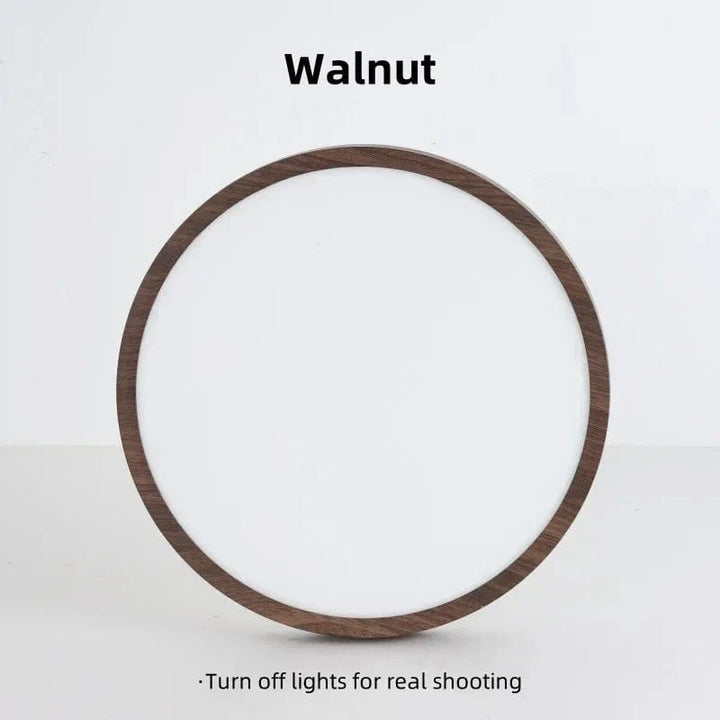 Lisslune | LED Ceiling Light | Ultrathin Wood Grain Design, Dustproof & Dimmable for Modern Interiors