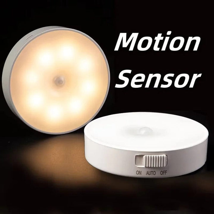 Lisslune | Rechargeable Motion Sensor LED Light | Energy-Saving, USB Rechargeable & Ideal for Hallways, Stairs, Wardrobes & Cupboards