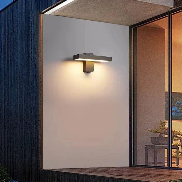 Lisslune | PIR Motion Sensor Outdoor Wall Light | IP65 Waterproof, Rotatable Design & Adjustable Length for Gardens and Entrances
