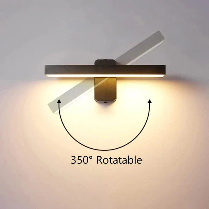 Lisslune | PIR Motion Sensor Outdoor Wall Light | IP65 Waterproof, Rotatable Design & Adjustable Length for Gardens and Entrances