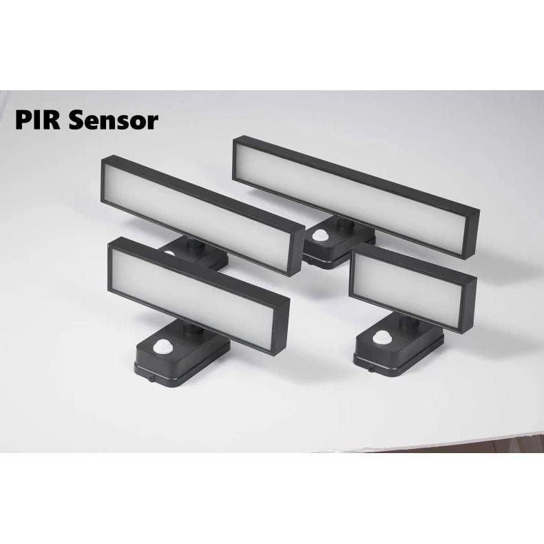 Lisslune | PIR Motion Sensor Outdoor Wall Light | IP65 Waterproof, Rotatable Design & Adjustable Length for Gardens and Entrances