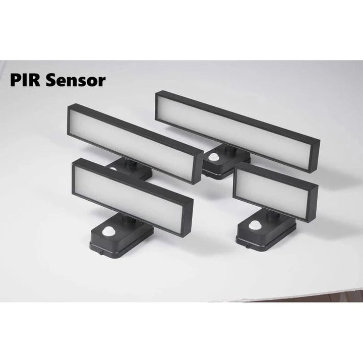 Lisslune | PIR Motion Sensor Outdoor Wall Light | IP65 Waterproof, Rotatable Design & Adjustable Length for Gardens and Entrances