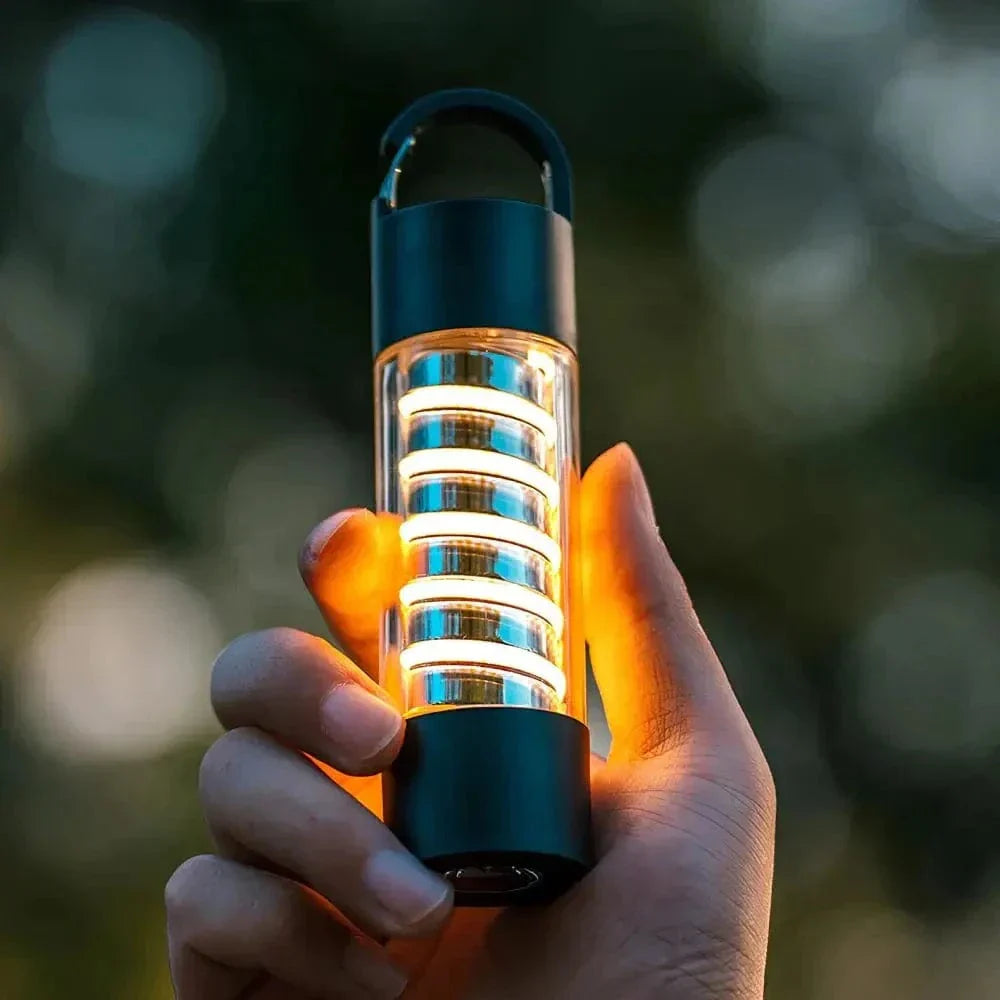 Lisslune | Adjustable Rechargeable Camping Light | Waterproof, Portable & Ideal for Hiking and Outdoor Adventures