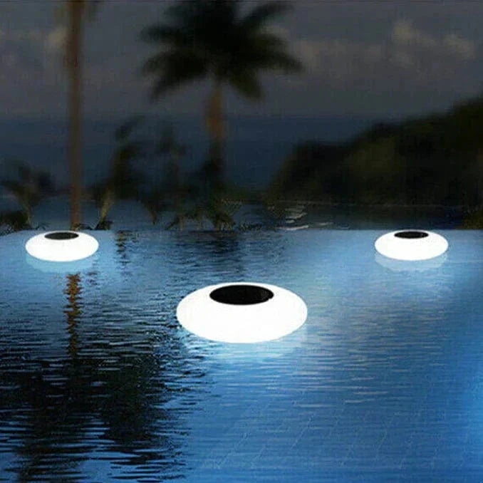 Lisslune | Solar Floating LED Pool Lights – Colour Changing Waterproof Inflatable Garden Lights