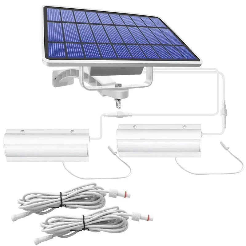Lisslune | Solar Pendant Outdoor Light | Dual or Single Head, IP65 Waterproof & Ideal for Patios, Barns, and Indoor Spaces