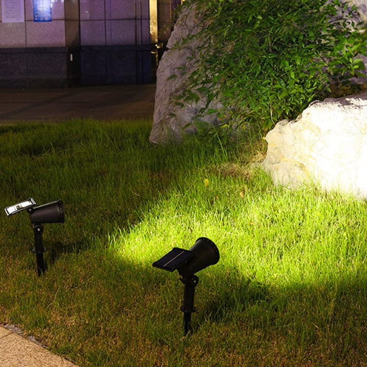 Lisslune | Solar-Powered LED Garden Spotlight | Weather-Resistant, Adjustable & Ideal for Pathways, Patios & Outdoor Spaces