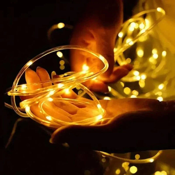 Lisslune | Solar LED String Lights – Outdoor Waterproof Rope