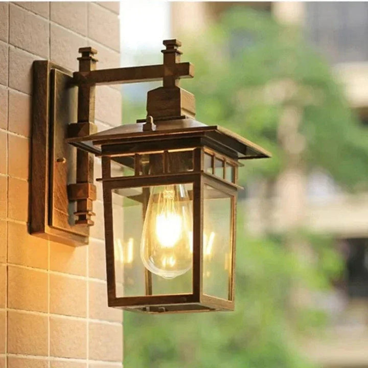 Lisslune | Waterproof Outdoor Wall Light | Modern Design for Garden, Balcony, Stairway & Entrance Use
