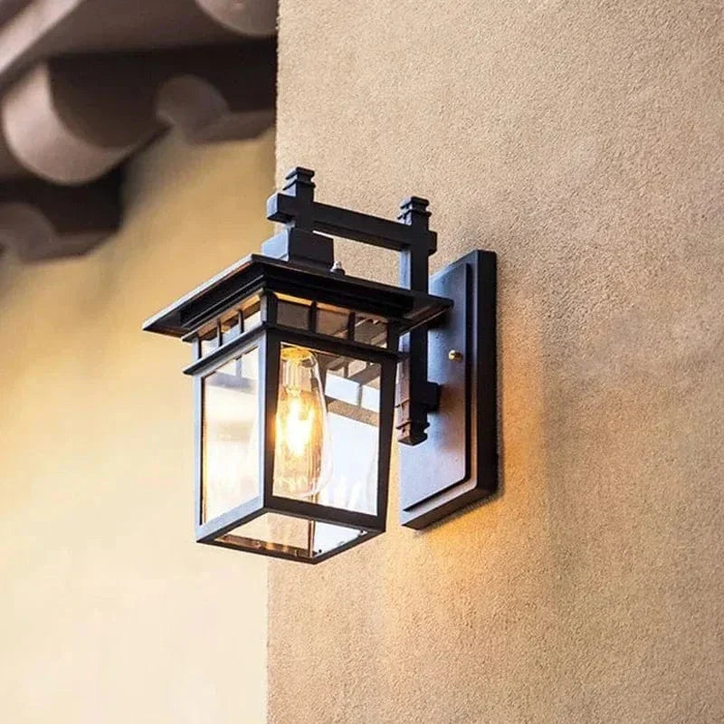 Lisslune | Waterproof Outdoor Wall Light | Modern Design for Garden, Balcony, Stairway & Entrance Use
