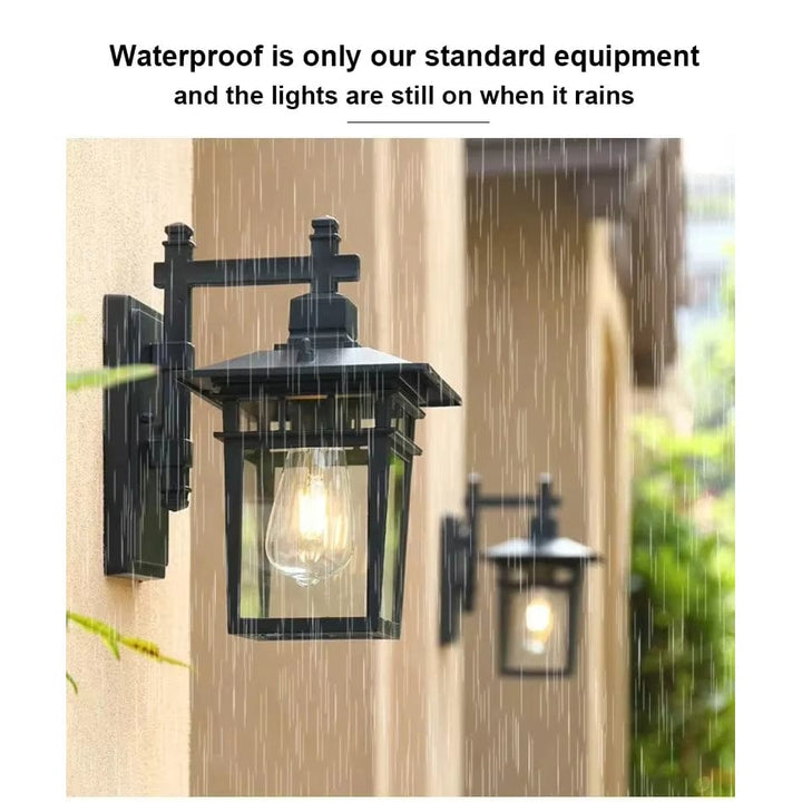 Lisslune | Waterproof Outdoor Wall Light | Modern Design for Garden, Balcony, Stairway & Entrance Use