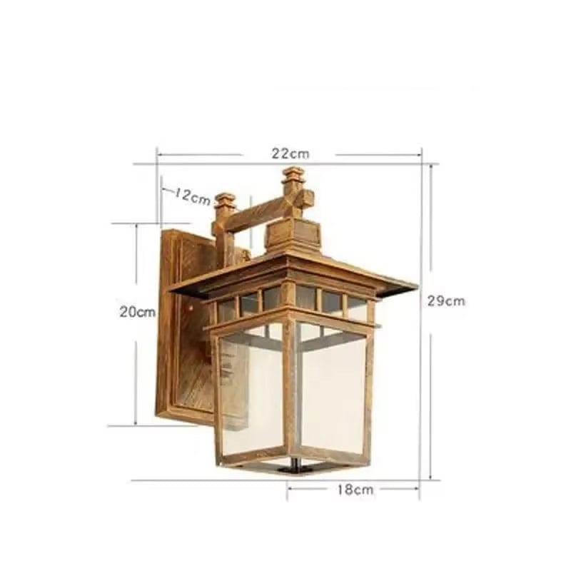 Lisslune | Waterproof Outdoor Wall Light | Modern Design for Garden, Balcony, Stairway & Entrance Use