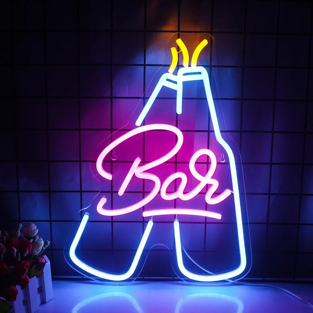 Lisslune | Lively Cocktails & Beer LED Neon Wall Sign