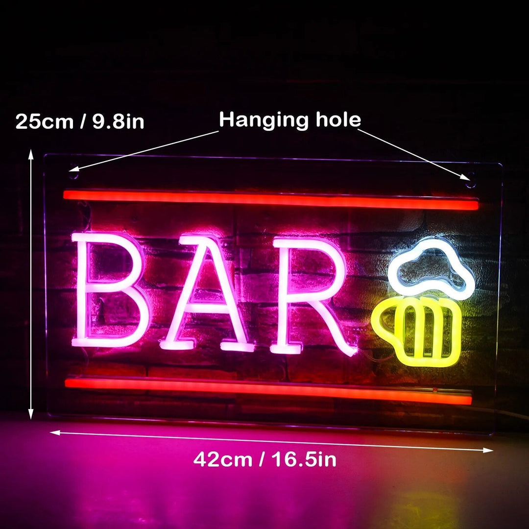 Lisslune | Lively Cocktails & Beer LED Neon Wall Sign
