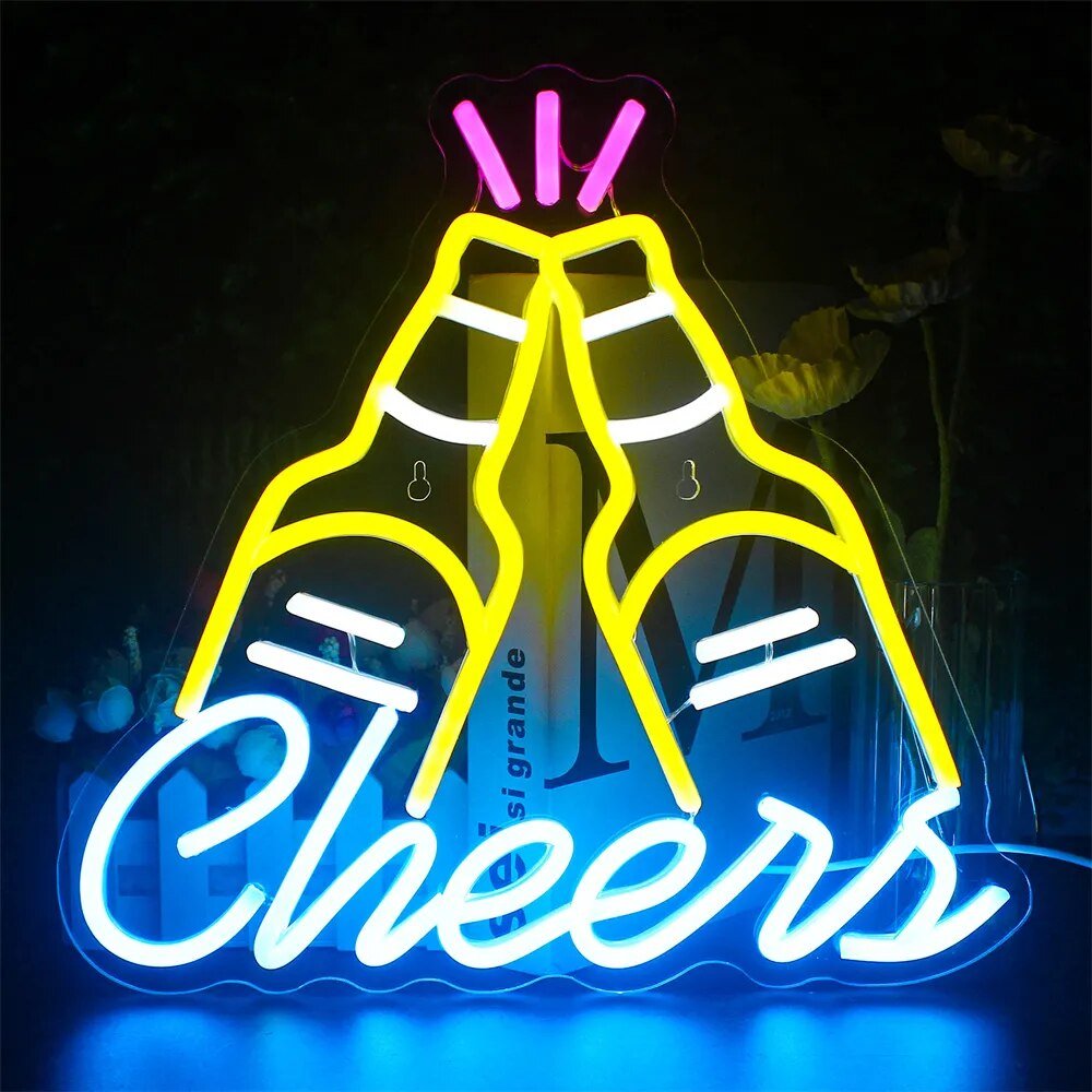 Lisslune | Lively Cocktails & Beer LED Neon Wall Sign