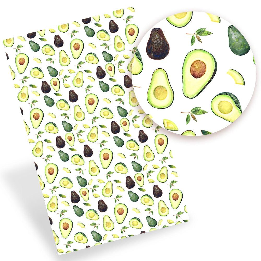 Lisslune | Lively Fruit-Themed Synthetic Leather - Crafting with Flair and Grace