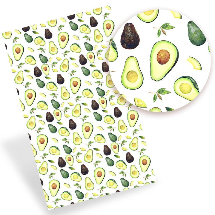Lisslune | Lively Fruit-Themed Synthetic Leather - Crafting with Flair and Grace