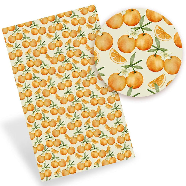 Lisslune | Lively Fruit-Themed Synthetic Leather - Crafting with Flair and Grace