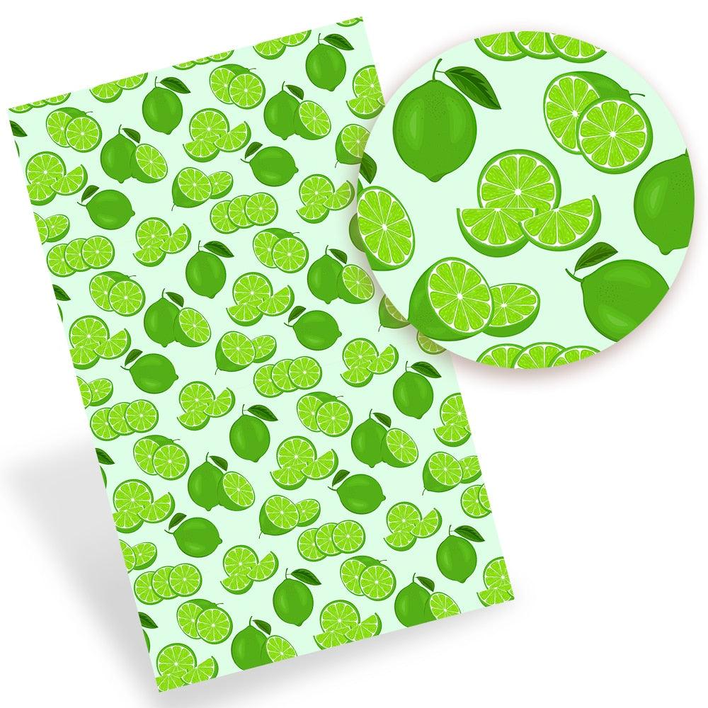 Lisslune | Lively Fruit-Themed Synthetic Leather - Crafting with Flair and Grace