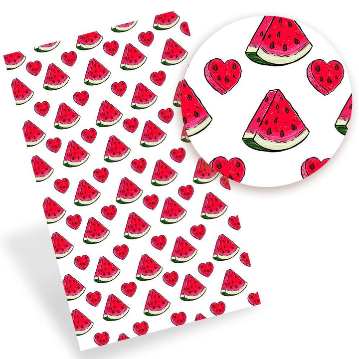 Lisslune | Lively Fruit-Themed Synthetic Leather - Crafting with Flair and Grace