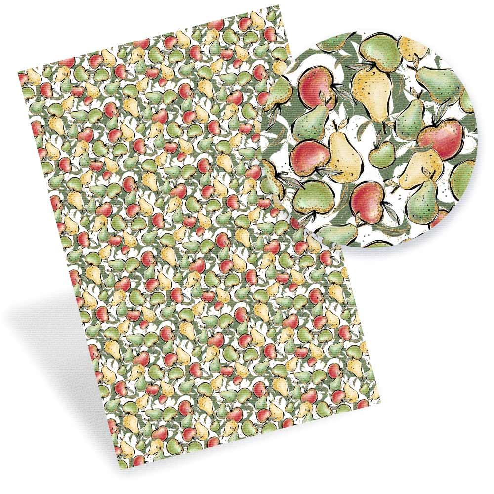 Lisslune | Lively Fruit-Themed Synthetic Leather - Crafting with Flair and Grace