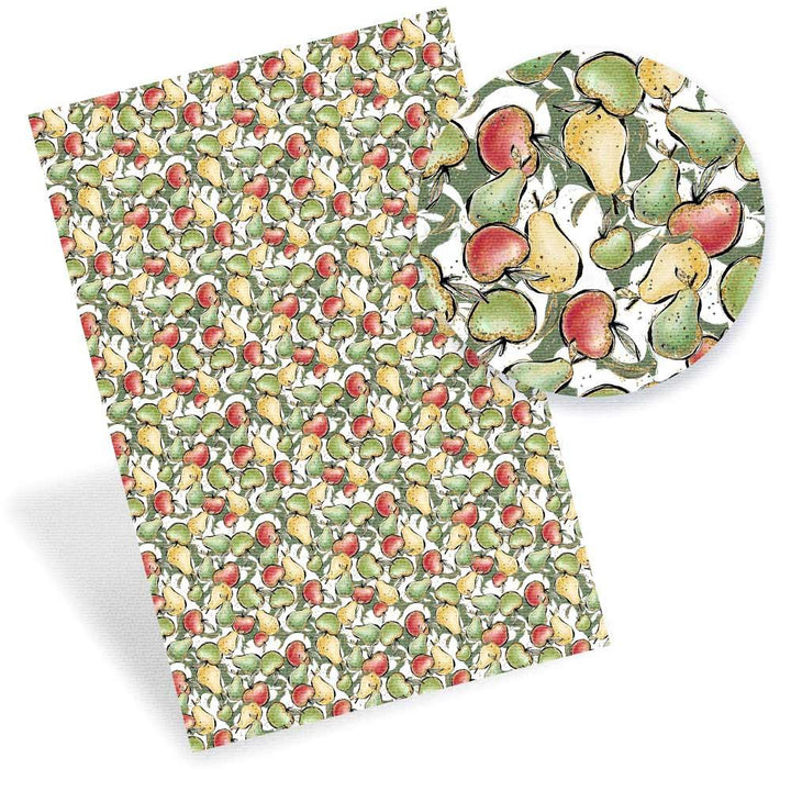 Lisslune | Lively Fruit-Themed Synthetic Leather - Crafting with Flair and Grace