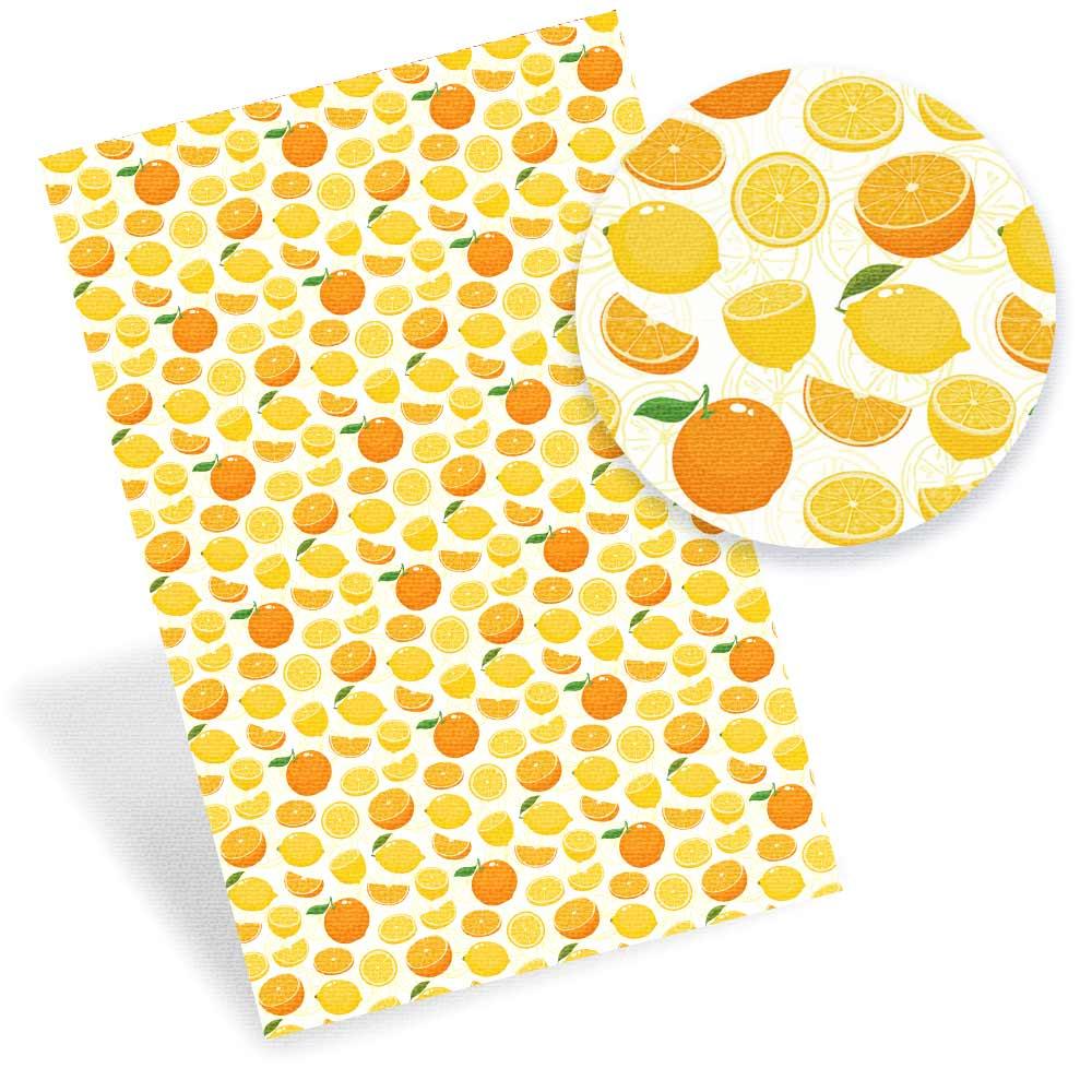 Lisslune | Lively Fruit-Themed Synthetic Leather - Crafting with Flair and Grace
