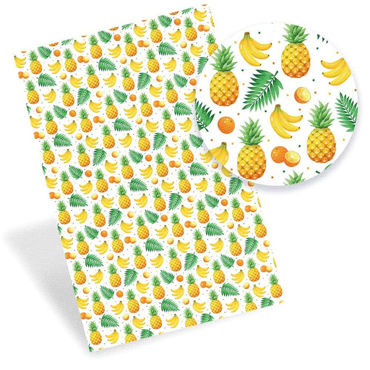 Lisslune | Lively Fruit-Themed Synthetic Leather - Crafting with Flair and Grace