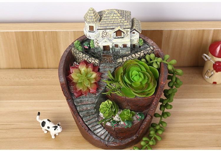 Lisslune | Creative flower pot with house