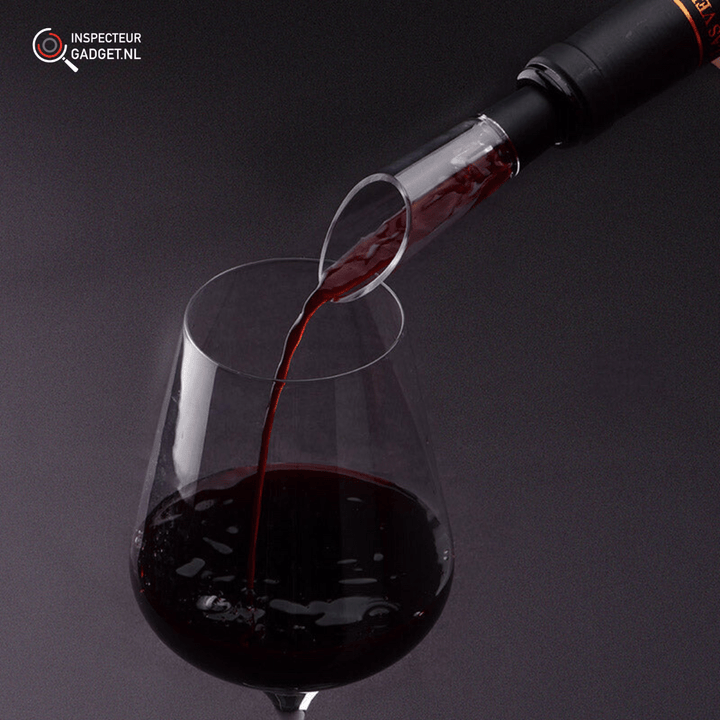 Lisslune | Vinolux 4-in-1 Electric Wine Opener Set – Corkscrew, Foil Cutter, Aerator & Vacuum Stopper