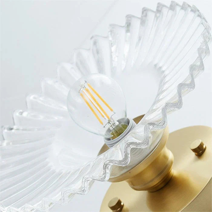 Lisslune | FloraGlow - Ribbed Flower Head Ceiling Lamp