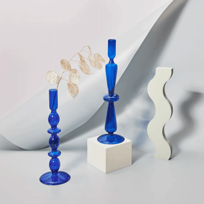 Lisslune | Vintage-Glass-Candle-Holder Candle Holder