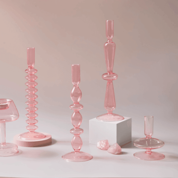 Lisslune | Vintage-Glass-Candle-Holder Candle Holder