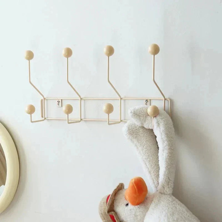 Lisslune | Vintage Coat Hooks Metal Set - Classic Wardrobe for Coats and Accessories