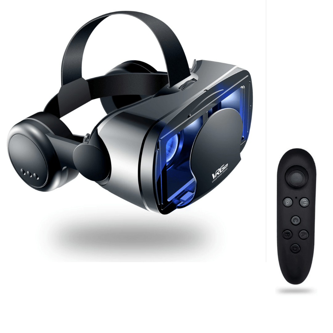 Lisslune | VISIAX – 3D VR glasses with headphones & controller