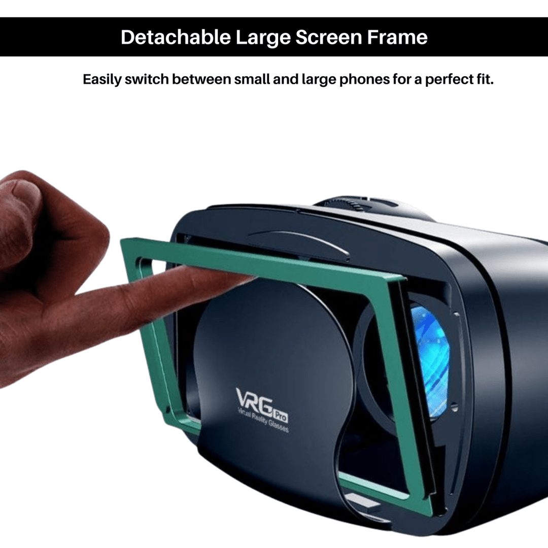 Lisslune | VISIAX – 3D VR glasses with headphones & controller