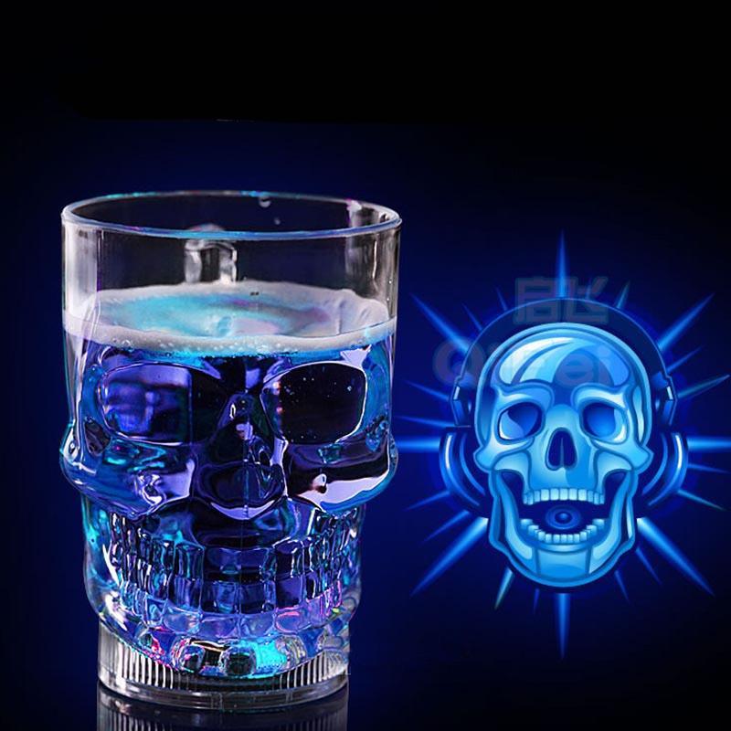 Lisslune | Lively Skull Glass - LED Glass Cup