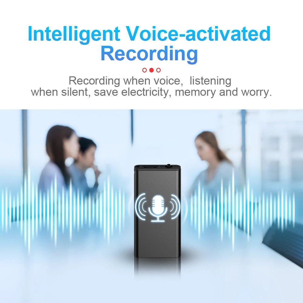 Lisslune | VOXEN – Ultra-Light Voice-Activated Dictaphone with 16/32 GB Storage