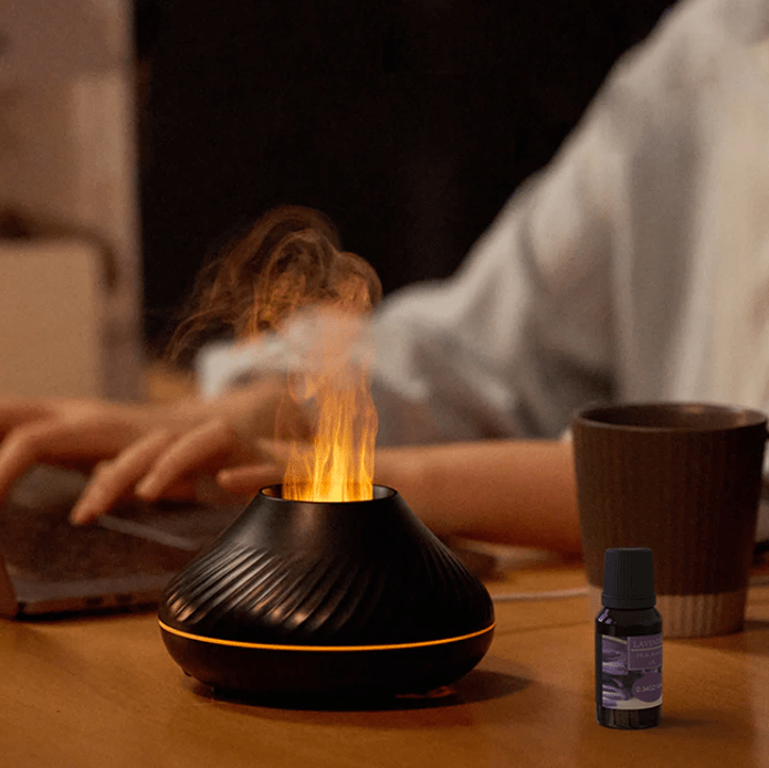 Lisslune | Volcano Flame Effect Air Humidifier and Aroma Diffuser