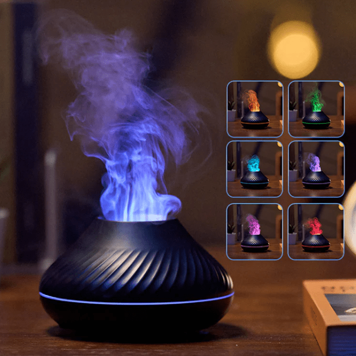 Lisslune | Volcano Flame Effect Air Humidifier and Aroma Diffuser