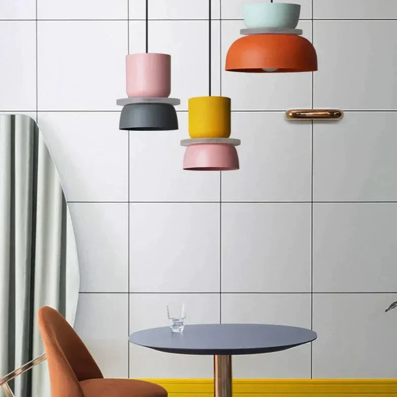 Lisslune | LuminaGlow - Modern Pendant Light in Scandinavian Macaron Style