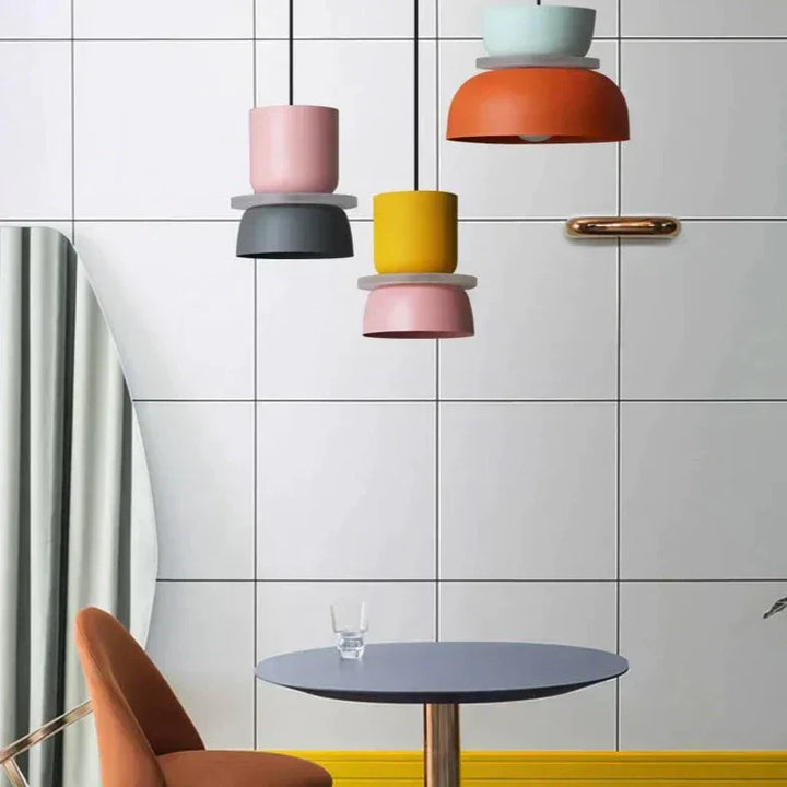 Lisslune | Nordic Macaron Pendant Lamp – Scandinavian Design