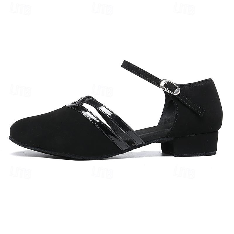 Lisslune | Modern Dance Shoes for Women - Black - High-Quality Suede